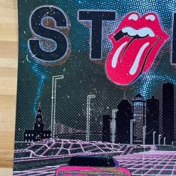Sold Out Posters Rolling Stones - 2021 Poster Detroit, MI No Filter Tour Gig Posters