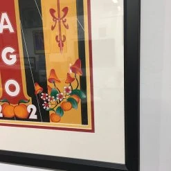 The Allman Brothers Band - 2002 Daniel Bretz Poster Chicago FRAMED