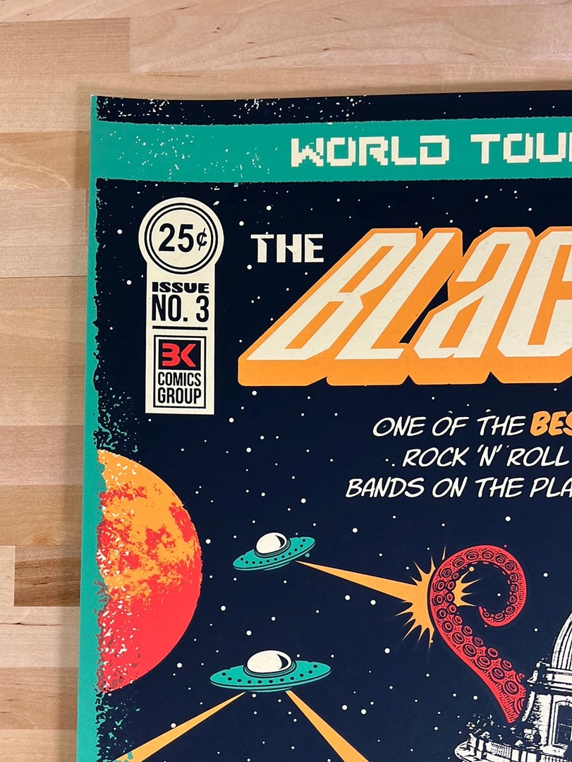 The Black Keys - 2021 Status Serigraph Poster Oxford, MS 5 The Black Keys - 2021 Status Serigraph Poster Oxford, MS