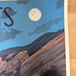 The Revivalists - 2021 Justin Santora Poster Red Rocks Morrison, CO