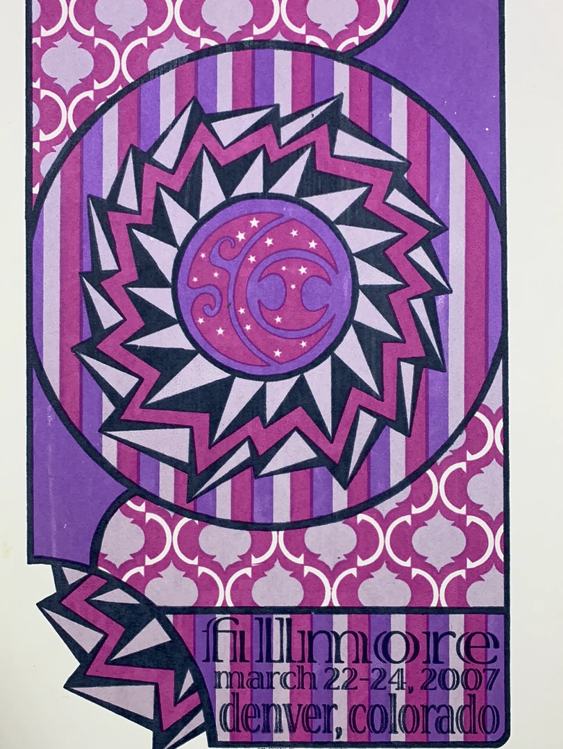 Yonder Mountain String Band - 2007 Tripp Poster Denver, CO The Fillmore Colorado 3 Yonder Mountain String Band - 2007 Tripp Poster Denver, CO The Fillmore Colorado