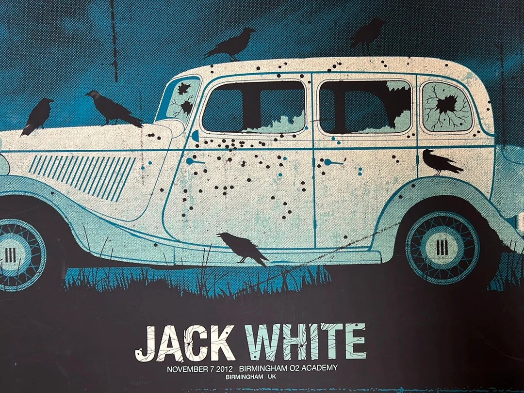 Gig Posters Jack White - 2012 Methane Poster Birmingham, GBR Academy 3 Gig Posters Jack White - 2012 Methane Poster Birmingham, GBR Academy