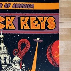 The Black Keys - 2021 Status Serigraph Poster St Petersburgh, FL Gig Posters