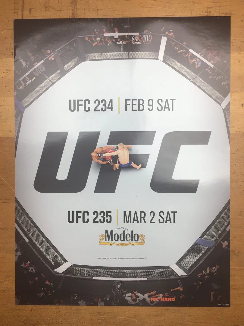 Sold Out Posters UFC 234 & 235 2019 Poster 4 Sold Out Posters UFC 234 & 235 2019 Poster