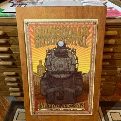 Crossroads Guitar Festival - 2010 Poster Birch Panel Wood Edition Ron Donovan Eric Clapton
