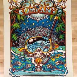 Dead & Company - 2020 AJ Masthay Poster Rivera Cancun Mexico Gig Posters