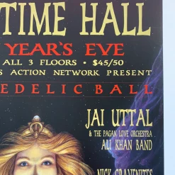 The Artworks MHP 55 New Year's Eve - 1998 Poster Maritime Hall San Fran 1st Gig Posters