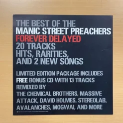 Sold Out Posters Manic Street Preachers - 2002 Original Vinyl Poster Insert 12x12 Record Art