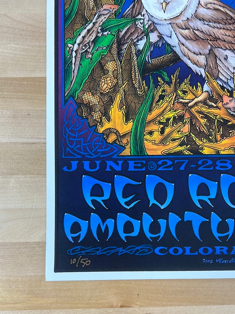 Widespread Panic - 2008 Michael Everett Poster Red Rocks, Morrison, CO 8 Widespread Panic - 2008 Michael Everett Poster Red Rocks, Morrison, CO