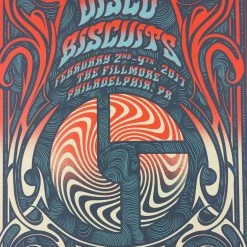 The Disco Biscuits - 2017 Derek Hatfield Poster Philadelphia, PA The Fillmore