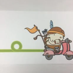 Untitled (Scooter) - 2008 Mike Budai Poster Art Print Art Prints