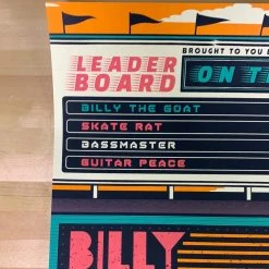 Billy Strings - 2021 Status Serigraph Poster Columbia, SC 4/3 Gig Posters