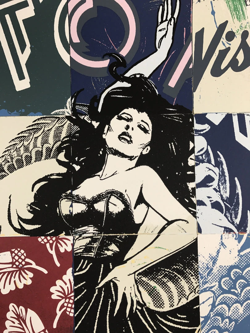 Visions Victorie - 2017 FAILE Poster, Art Print, Limited Edition Hand Signed 4 Visions Victorie - 2017 FAILE Poster, Art Print, Limited Edition Hand Signed