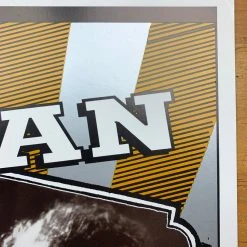 Bob Dylan - 2004 Geoff Gans Poster Rochester, NY Gordon Field House SILVER Varia