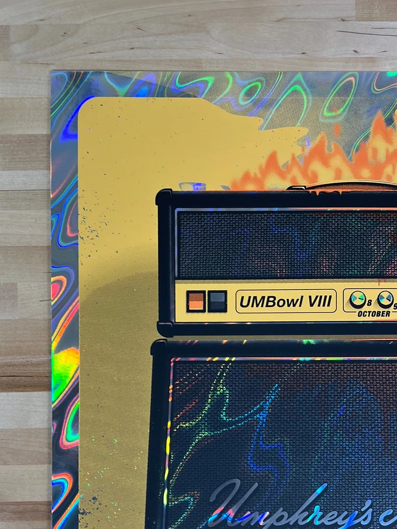 Foil Posters Umphrey's McGee - 2021 Mike Tallman Poster Port Chester, NY FOIL 5 Foil Posters Umphrey's McGee - 2021 Mike Tallman Poster Port Chester, NY FOIL