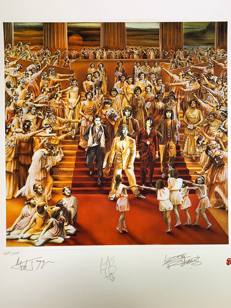 Sold Out Posters Rolling Stones - 1994 Official Poster Vintage It's Only Rock & Roll X/5000 3 Sold Out Posters Rolling Stones - 1994 Official Poster Vintage It's Only Rock & Roll X/5000