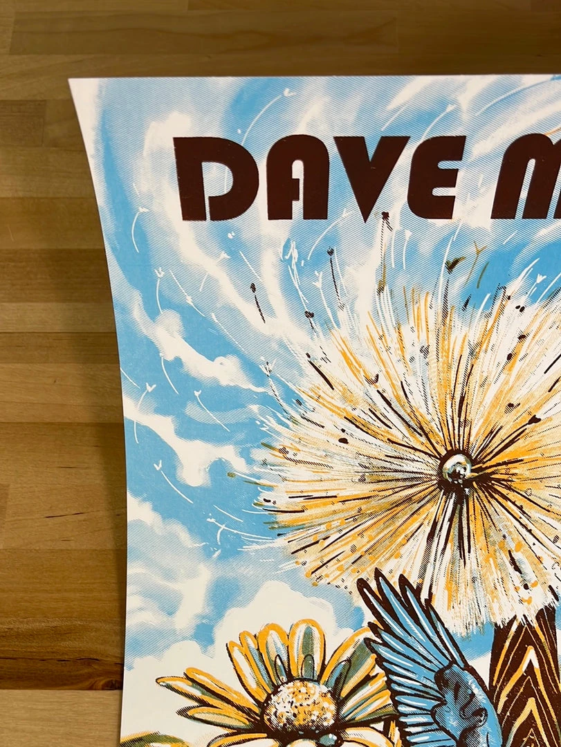 Dave Matthews Band - 2021 Zeb Love Poster Fiddler's Green, CO 10/9 5 Dave Matthews Band - 2021 Zeb Love Poster Fiddler's Green, CO 10/9