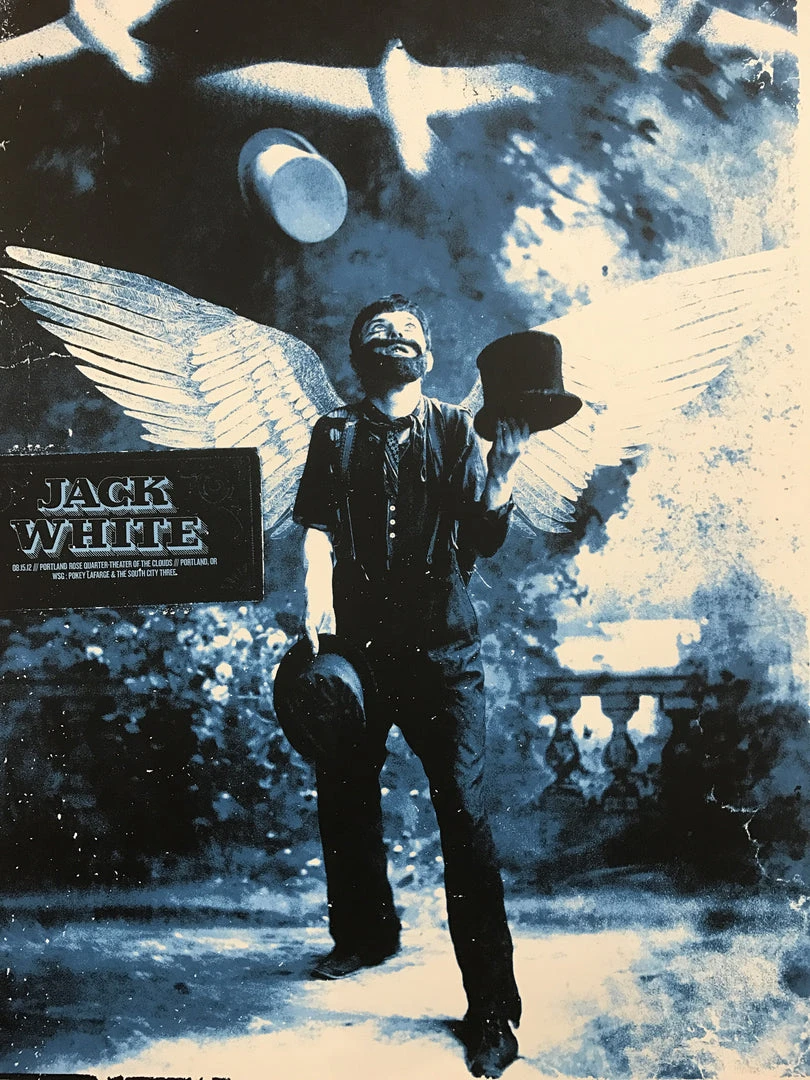 Jack White - 2012 The Silent Giants Poster Portland, OR 1st 3 Jack White - 2012 The Silent Giants Poster Portland, OR 1st