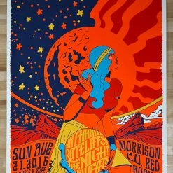 Sold Out Posters Nathaniel Rateliff & The Night Sweats - 2016 Poster Red Rocks Morrison, CO