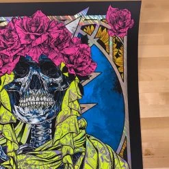 Grateful Dead - 2021 Rhys Cooper Poster Art Print Fluoro Foil
