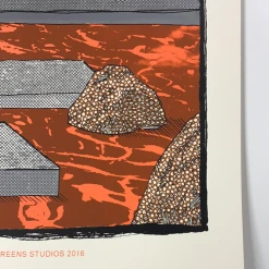 Mudqueens - 2015 Fugscreens Studios Poster Chicago, IL Reggies Rock Club