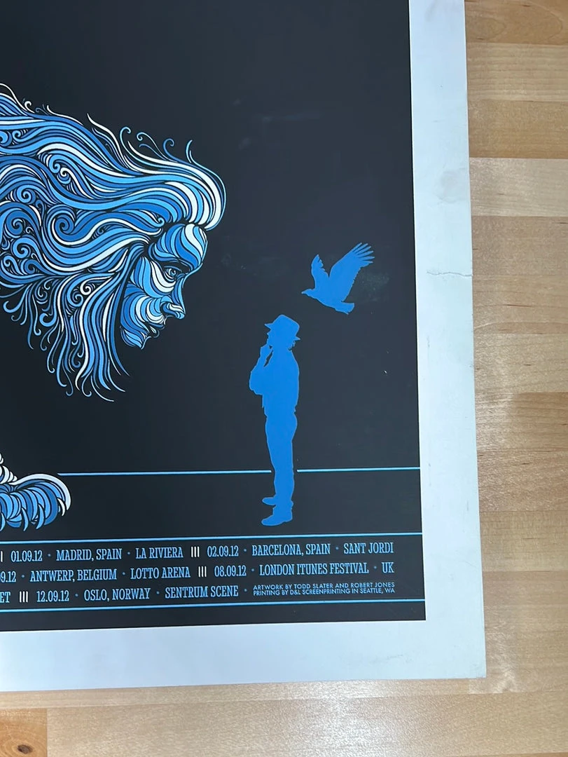 Jack White - 2012 Todd Slater Poster European Tour 7 Jack White - 2012 Todd Slater Poster European Tour