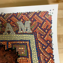 Pearl Jam - 2020 EMEK Streaming Poster Rome, Italy Stadio Olimpico Gig Posters