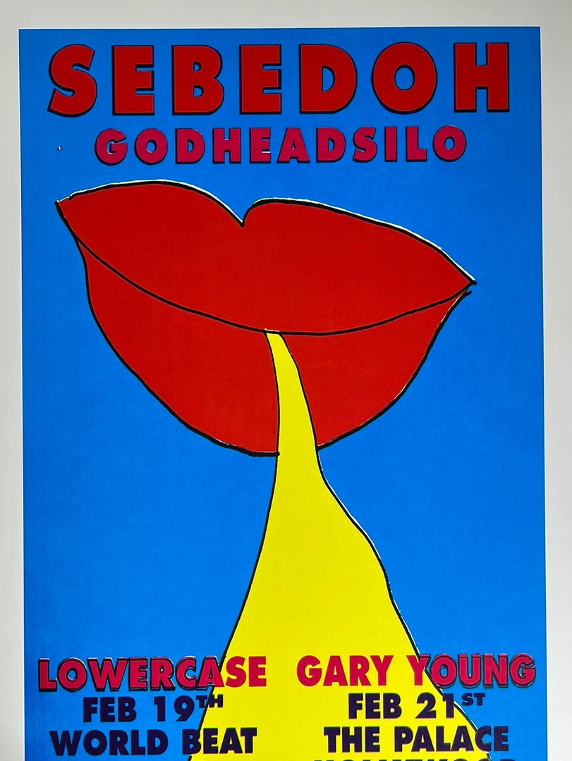 Sebadoh - 1995 Matt Getz Poster San Diego, Hollywood, CA 3 Sebadoh - 1995 Matt Getz Poster San Diego, Hollywood, CA