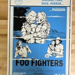 Foo Fighters - 2015 Sepr Poster St Gallen, CH Switzerland Gig Posters