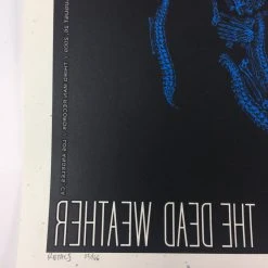 Jack White The Dead Weather - 2009 Todd Slater Poster Los Angles, CA Third Man Records