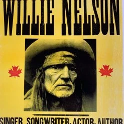 Willie Nelson - 2005 Franks Brothers Poster Kelowna, BC Gig Posters