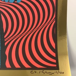 420 Posters Bob Dylan - 2020 Carl Glover Poster Art Print Gold FOIL