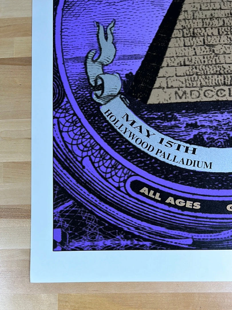 Gig Posters Anthrax - 1994 Matt Getz Poster Hollywood, Fresno, CA 8 Gig Posters Anthrax - 1994 Matt Getz Poster Hollywood, Fresno, CA