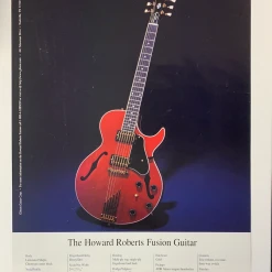 Michael Halsband The Wallflowers - Michael Ward Double Sided Poster Gibson Guitar USA