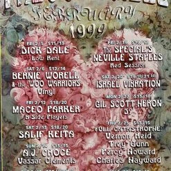 The Artworks Gig Posters MHP 59 February- 1999 Poster Palookaville Santa Cruz, CA 1st