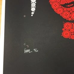 Jack White The White Stripes Jack & Meg Uncut - 2010 Todd Slater Poster Art Print Under Great White Northern Lights