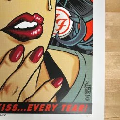 Foo Fighters - 2020 Brian Ewing Poster Cincinnati, OH AP 13 Foo Fighters - 2020 Brian Ewing Poster Cincinnati, OH AP