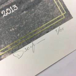 Gig Posters The Ledbury - 2013 Dan MacAdam Crosshair Poster Art Print