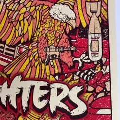 Gregg Gordon Gig Posters Foo Fighters - 2020 Gigart Poster Wichita, KS Intrust Bank Arena 1st