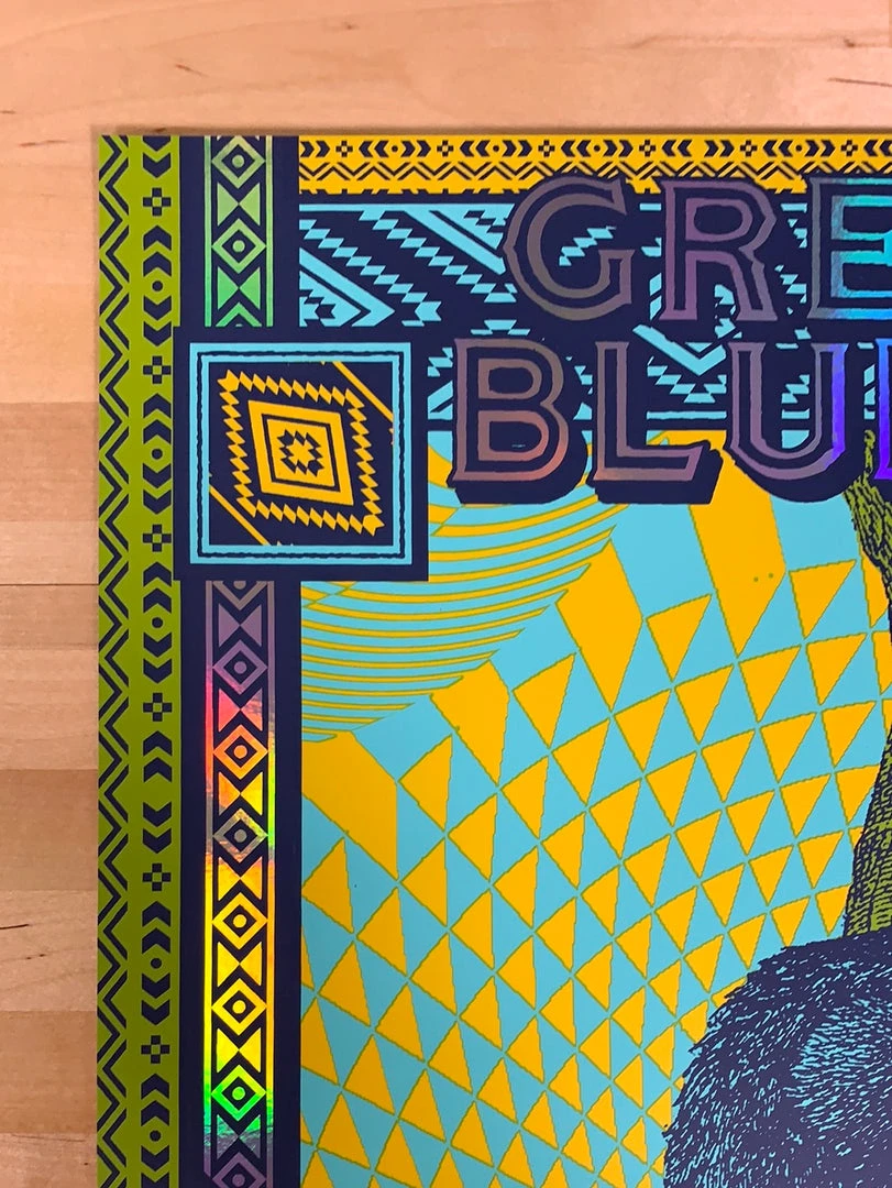 Greensky Bluegrass - 2019 Status Serigraph Poster Red Rocks, Morrison, CO FOIL Colorado 5 Greensky Bluegrass - 2019 Status Serigraph Poster Red Rocks, Morrison, CO FOIL Colorado
