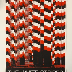 The White Stripes - 2005 Rob Jones Poster Euro Tour Gig Posters 9 The White Stripes - 2005 Rob Jones Poster Euro Tour Gig Posters