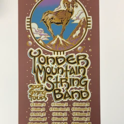 Yonder Mountain String Band - 2005 Gary Houston Poster Spring Tour