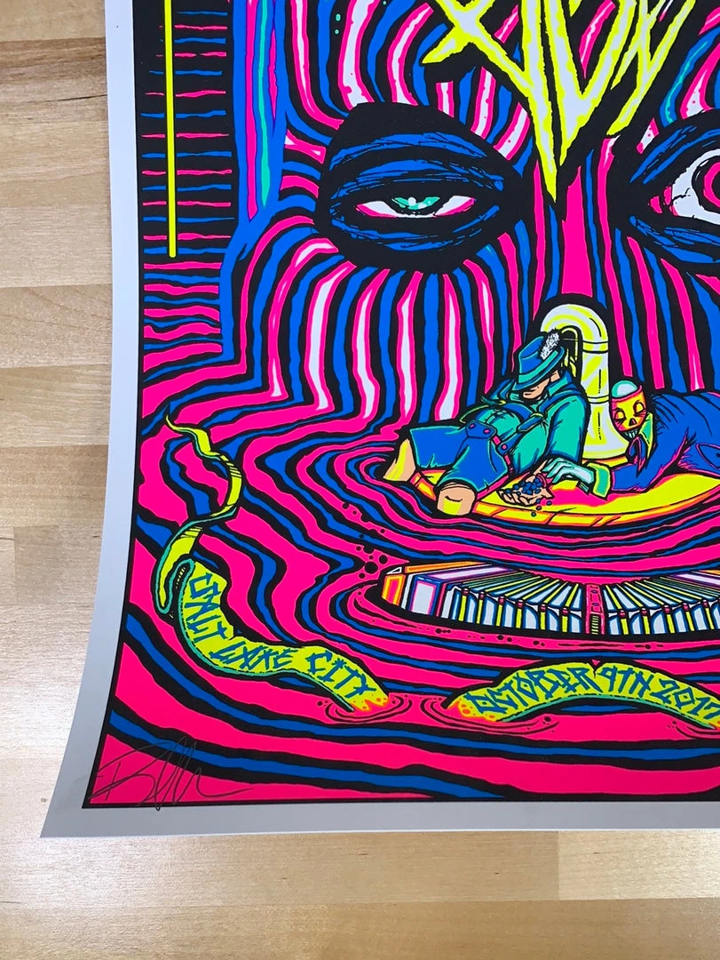 Queens Of The Stone Age - 2017 Brad Klausen Poster Salt Lake City AP 8 Queens Of The Stone Age - 2017 Brad Klausen Poster Salt Lake City AP