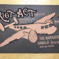 Sold Out Posters Riot Act - 2005 Poster Empty Bottle Chicago, IL 10 Sold Out Posters Riot Act - 2005 Poster Empty Bottle Chicago, IL