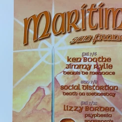 Martin Travers Gig Posters MHP 124 Social Distortion - 2001 Poster Maritime Hall San Fran 1st