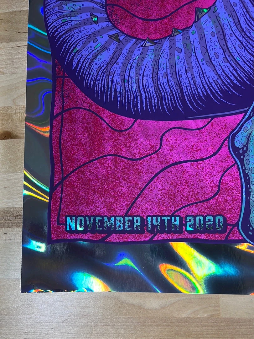 Foil Posters Foo Fighters - 2020 Jim Mazza Poster Los Angeles, CA FOIL 8 Foil Posters Foo Fighters - 2020 Jim Mazza Poster Los Angeles, CA FOIL