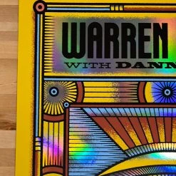 Warren Haynes - 2020 Mike Tallman Poster Morris, CT FOIL Foil Posters