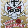 Gig Posters Brett Michaels - 2015 Billy Perkins Poster Chamberlin Rose Skull
