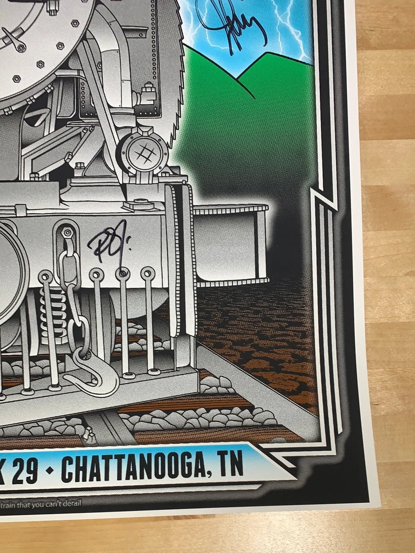 Umphrey's McGee - 2015 John Warner Poster Band Signed Chattanooga, TN 7 Umphrey's McGee - 2015 John Warner Poster Band Signed Chattanooga, TN
