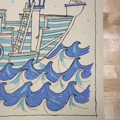 Jack Johnson - 2010 Todd Slater Poster Camden, NJ Susquehanna Bank Center